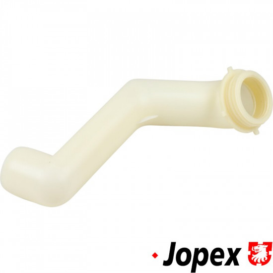 Filler neck for washer fluid tank, front