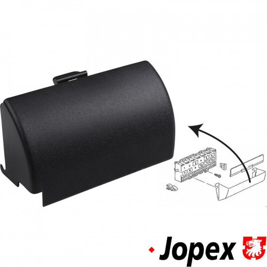 Cover for fuse box, black