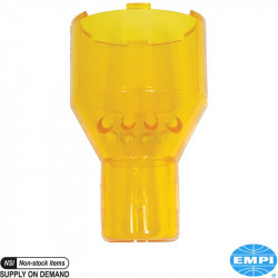Lamp shield for whip lamp, yellow