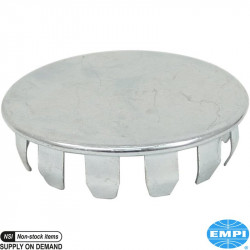 Chrome cap for whip lamp