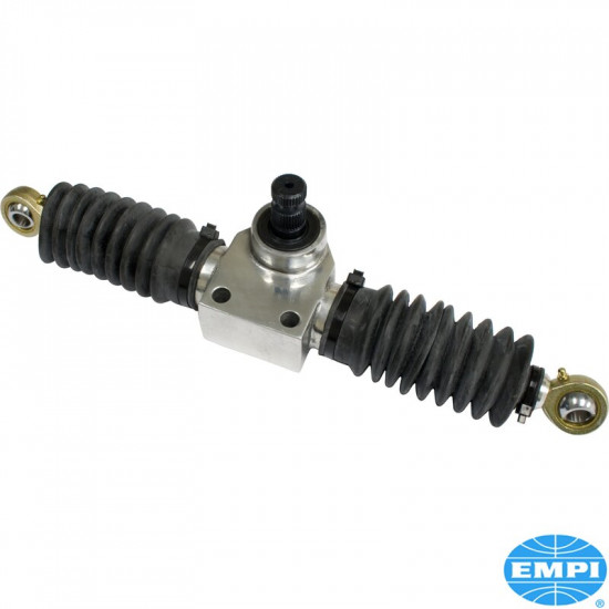 Steering rack, 2 mounting holes, 11 5/8" - 36 spline shaft, 1 1/2 turns lock to lock