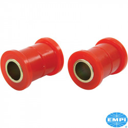 I.R.S. A-arm pivot pushing set, urethane, 2 pcs. Easy slip-in installation.