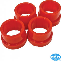 Urethane axle beam bushing kit, outer, for king and link pin with bearings, 4 pieces