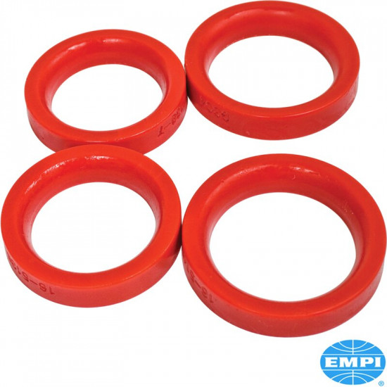 Urethane axle beam tube seals, for ball joint, 4 pcs