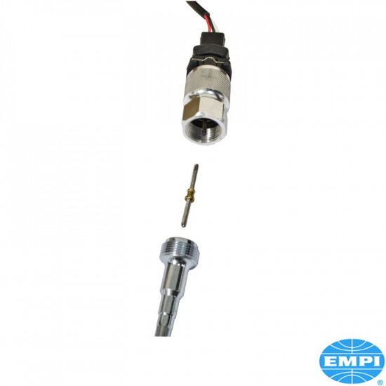 Electric speedometer to cable conversion kit. This kit allows you to hook up an electronic speedometer into a Type 1 sedan without modifying your drums or discs