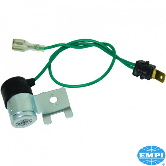 Condenser for distributor. Fits distributors 00-9428-B, 00-9431-B and 00-9471-B, 009, bulk