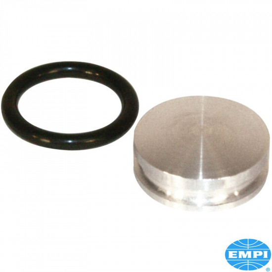 Billet cam plug with o-ring