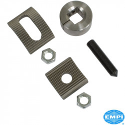 Weld on beam adjuster, link pin. Can raise or lower the ride height