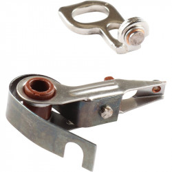 Contact breaker points