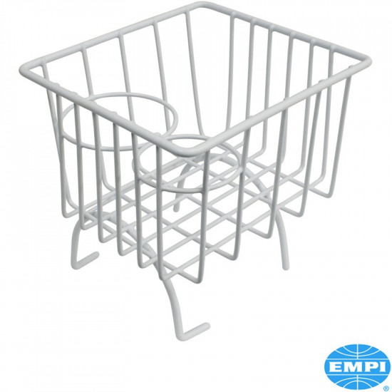 Wire basket/cup holder for hump, ivory