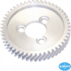 Bolt-on aluminium cam gear. Works with all aftermarket and O.E. camshafts