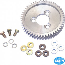 Adjustable aluminium cam gear kit. Allows you to easily dial in your cam timing with the offset washers.