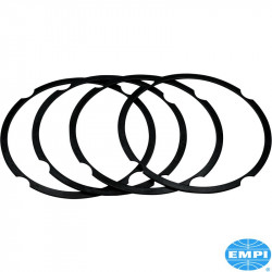 Cylinder shim set, 90.5mm/92mm, 0.50mm. Steel shims allow for adjusting deck height without machining the pistons. Set of 4