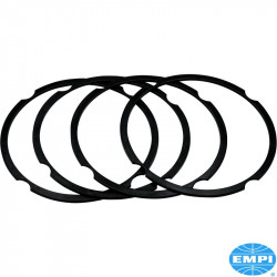 Cylinder shim set, 90.5mm/92mm, 2.25mm. Steel shims allow for adjusting deck height without machining the pistons. Set of 4