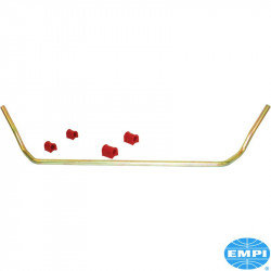 Stabilizer bar, front, for ball joint, narrowed. Made from heavy 3/4" steel, zinc plated. Including urethane bushings