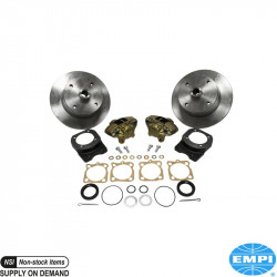 Disc brake conversion set, Deluxe, rear, 4x130 with 14x1.5 mm threads, without emergency brake, for swing axle 68 and I.R.S.