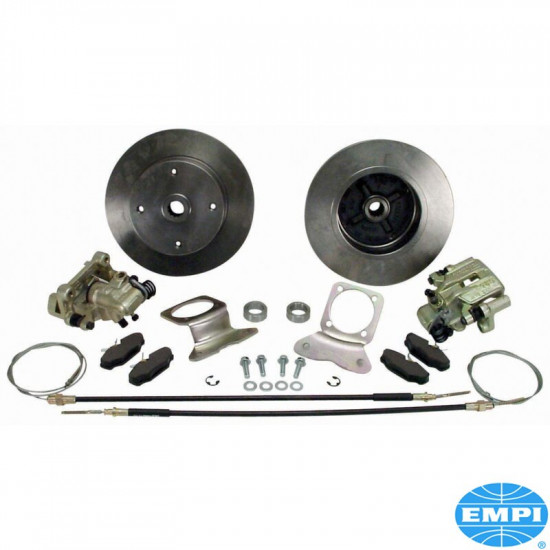 Rear disc brake kit, 4x130 mm, with emergency brake