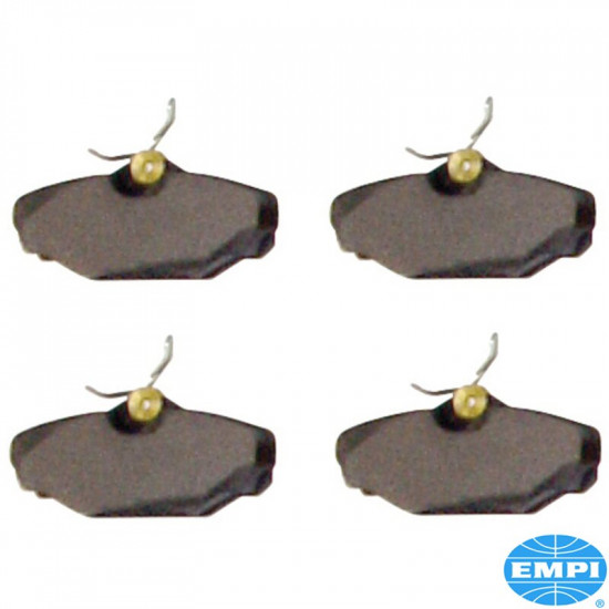 Brake pad set, rear, for forged bracket kits