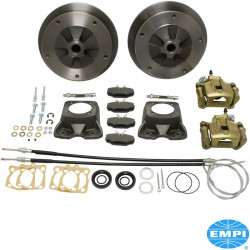 Deluxe rear disc brake kit, zero off-set, 5x205 mm, with emergency brake, swing axle