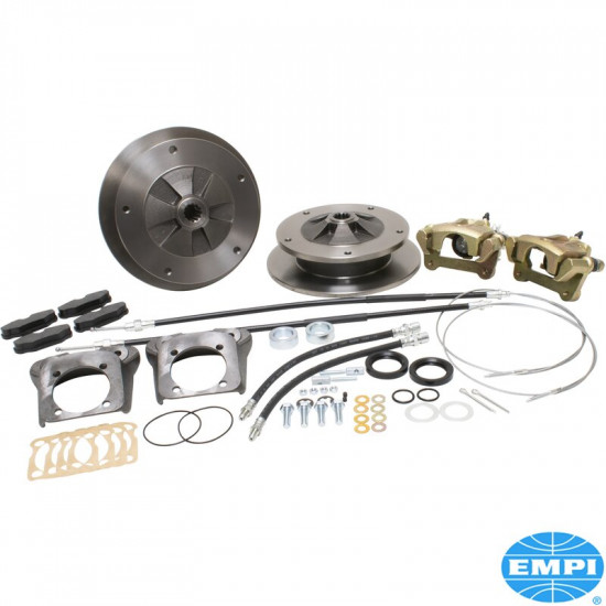 Deluxe rear disc brake kit, zero off-set, 5x205 mm, with emergency brake, I.R.S.