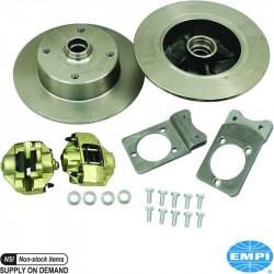 Disc brake conversion set, Bolt-On, front, 4x130 with 14x1.5 mm threads, for ball joint