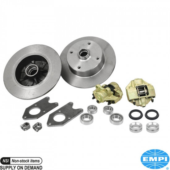 Disc brake conversion set, Bolt-On, front, 4x130 with 14x1.5 mm threads, for link pin