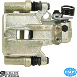 Brake caliper without brake pads, rear, left