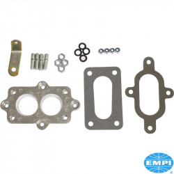 Replacement carburetor adapter kit with hardware