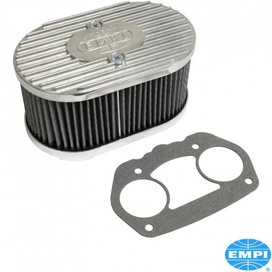 Air cleaner, die cast, 3.875" high. For Empi HPMX, Weber IDF and Empi D