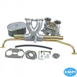 Single carburetor kit, 40 HPMX, with air cleaner. For upright engines