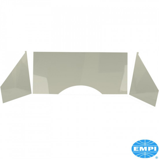 Stainless steel 3-piece firewall cover set, Smooth