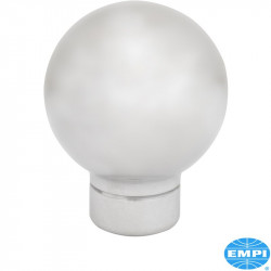 Shift knob, round, Billet Style, aluminium, polished. For Empi No. 00-4449-0, 00-4450-0 and 00-4451-0