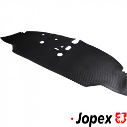 Front rubber floor mat, black