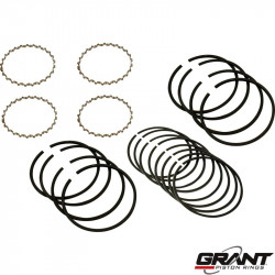 Piston ring set, cast top ring, 87mm