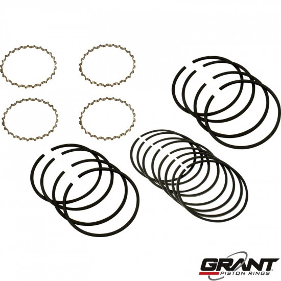 Piston ring set, cast top ring, 87mm