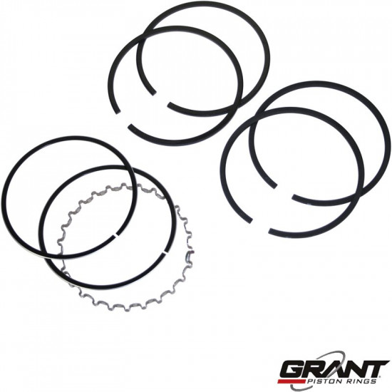 Piston ring set, cast top ring, 92mm