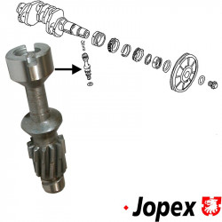 Pinion for distributor drive