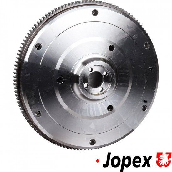 Flywheel, lightweight, 215 mm, 130 teeth, 4 dowel pin, 6.5 kg, new. Made of forged chromoly steel