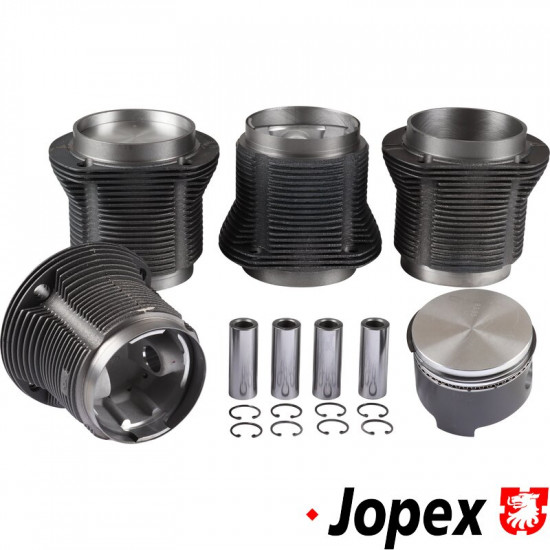 Big bore piston and cylinder set, casted, bore 94.0 mm, stroke 69.0 mm, upper 101 mm, lower 97 mm, CLASSIC
