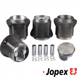 Big bore piston and cylinder set, forged, bore 94.0 mm, stroke 82.0 mm, upper 101 mm, lower 97 mm, CLASSIC