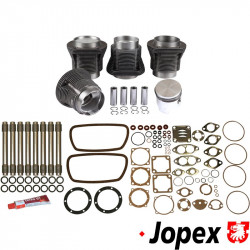 Piston and cylinder set, complete, casted, bore 85.5 mm, stroke 69.0 mm, upper 94 mm, lower 90 mm, CLASSIC