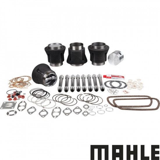 Piston and cylinder set, complete, casted, bore 85.5 mm, stroke 69.0 mm, upper 94 mm, lower 90 mm, MAHLE