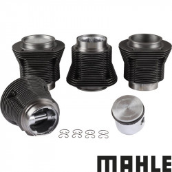 Piston and cylinder set, bore 77.0 mm, stroke 69.0 mm, upper 90 mm, lower 90 mm, MAHLE