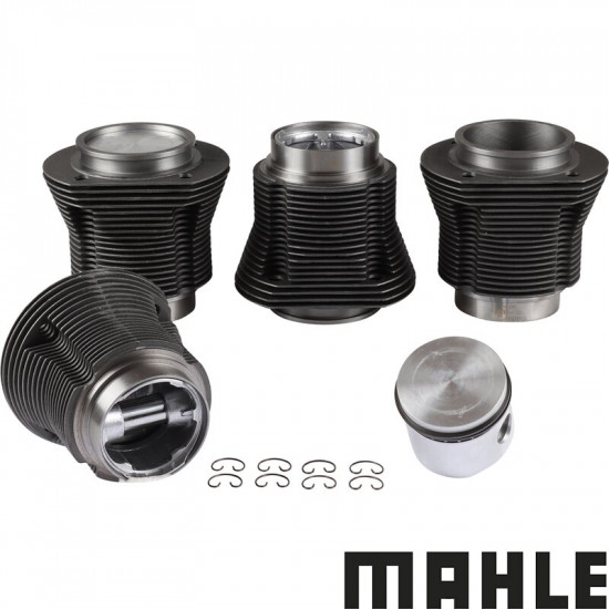 Piston and cylinder set, bore 77.0 mm, stroke 69.0 mm, upper 90 mm, lower 90 mm, MAHLE