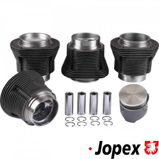 Piston and cylinder set, bore 77.0 mm, stroke 64.0 mm, upper 90 mm, lower 90 mm, CLASSIC