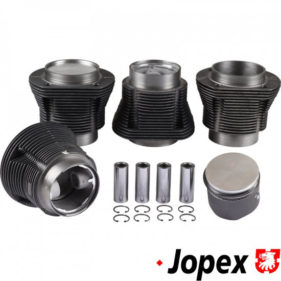 Big bore piston and cylinder set, casted, bore 83.0 mm, stroke 69.0 mm, upper 90 mm, lower 87 mm, CLASSIC