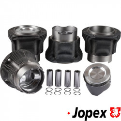Big bore piston and cylinder set, casted, bore 94.0 mm, stroke 71.0 mm, upper 105 mm, lower 100 mm, CLASSIC