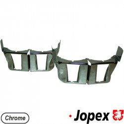 Chrome cool tins set. Increases the air flow to the cylinder head for extra cooling.