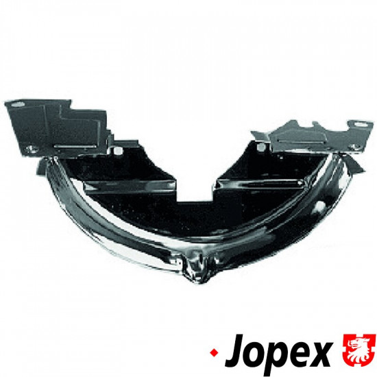 Crank pulley tin, chrome