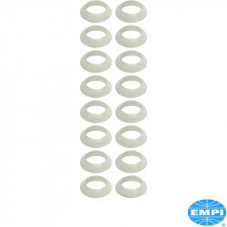 Silicone push rod tube seal set, 16 pieces